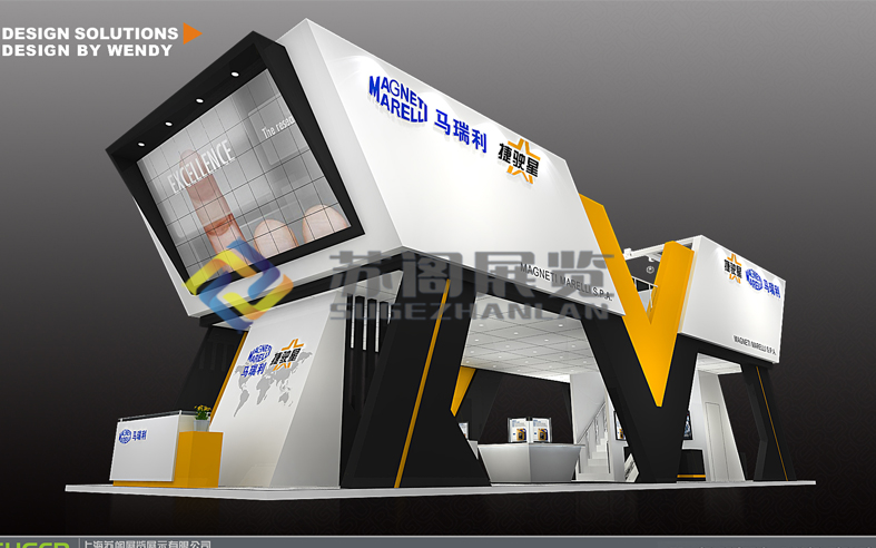 上海汽配展—馬瑞利展臺設(shè)計